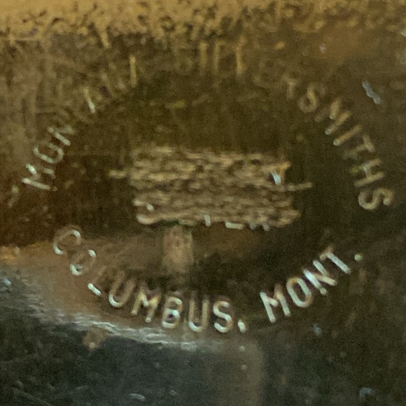 Vtg Western Montana Silversmiths Belt Buckle - Picture 2 of 6